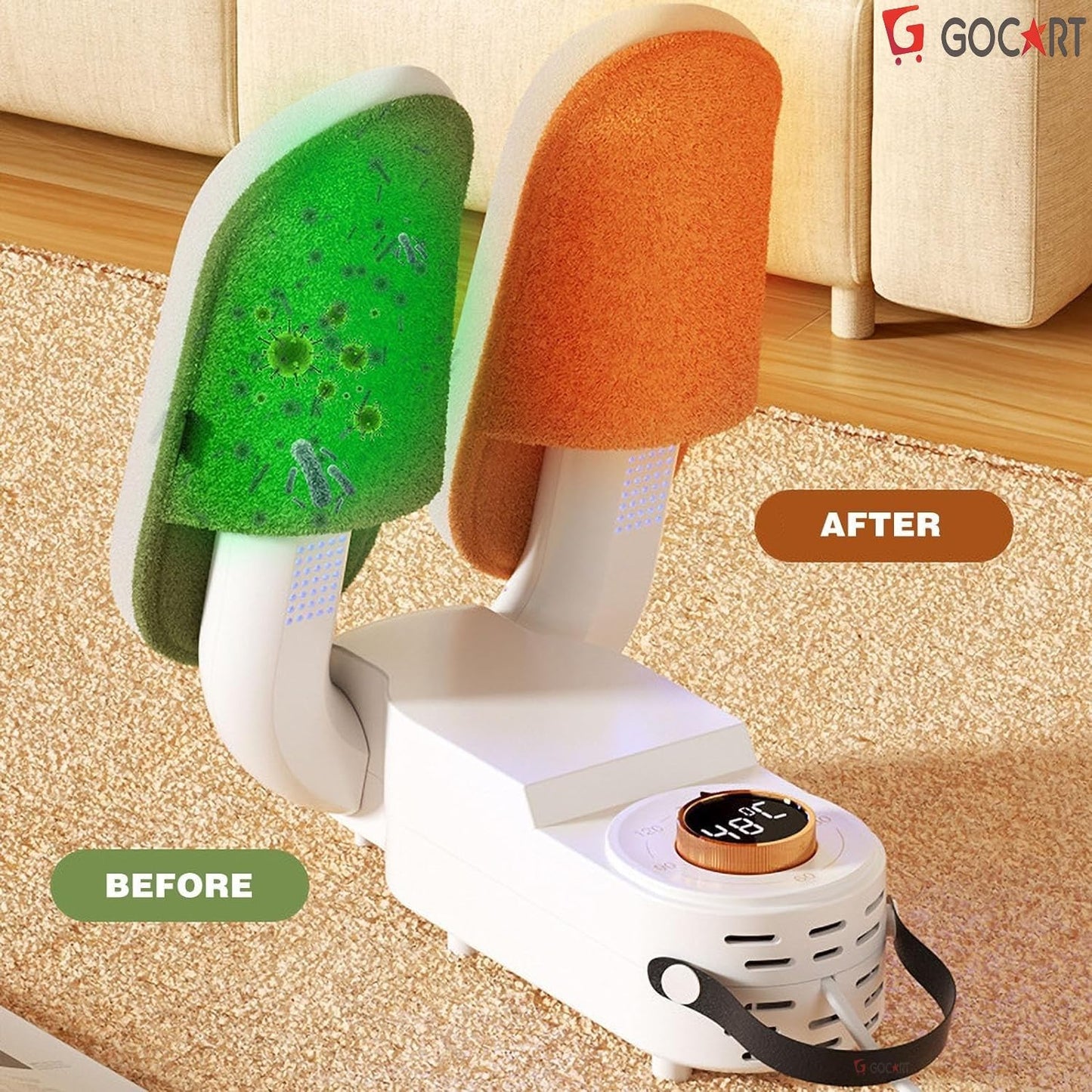 Gentle Drying for Fresh, Odor-Free Shoes